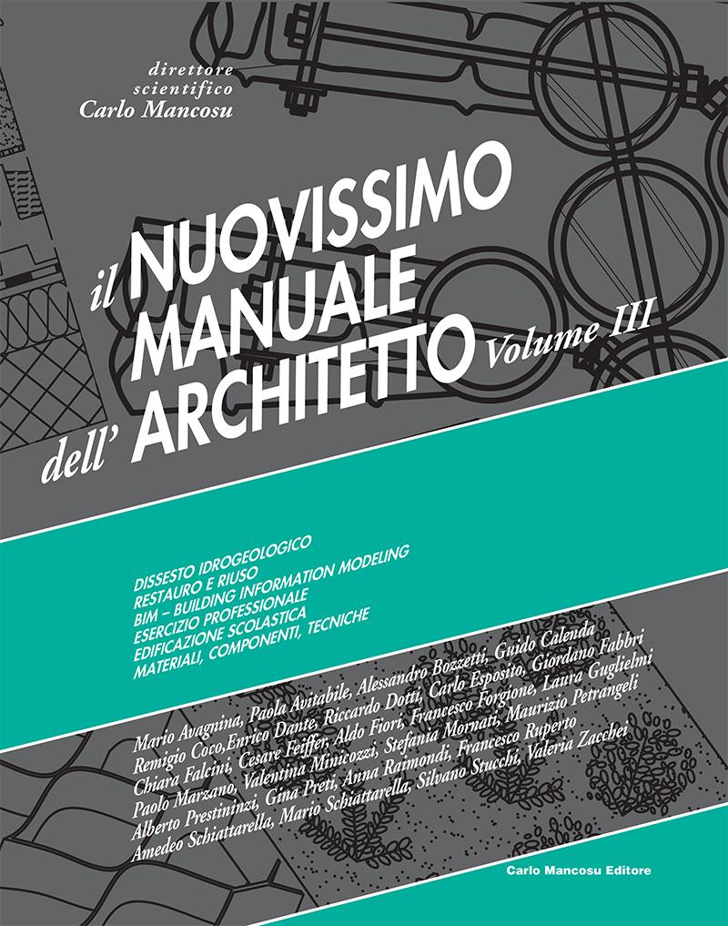 copertina Manuale dell'Architetto